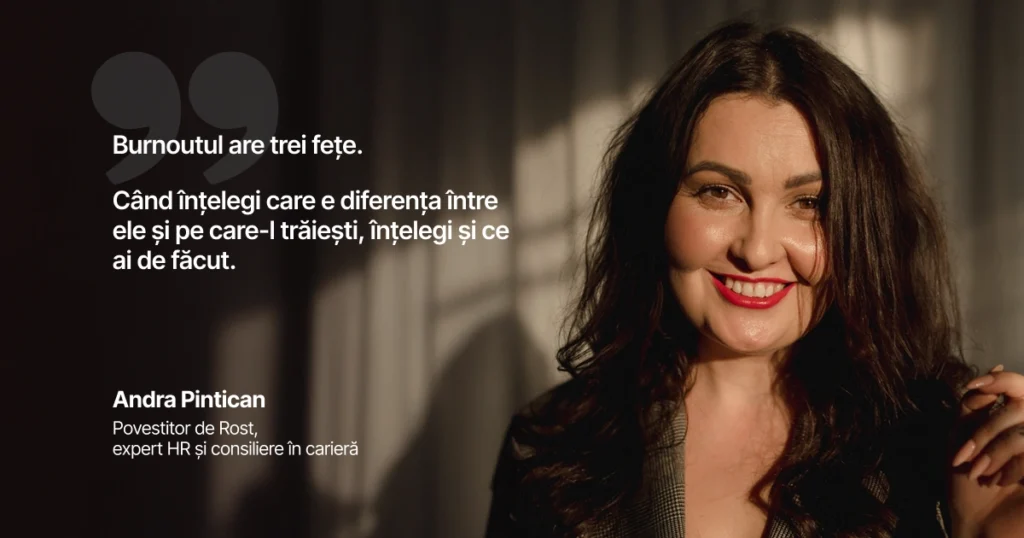 Andra Pintican vorbeste despre tipurile de burnout