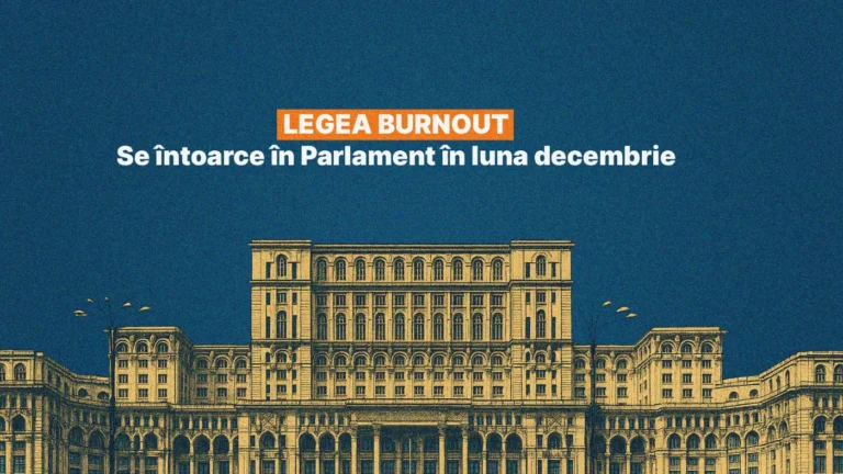 Legea Burnout - calendarul depunerii în Parlament